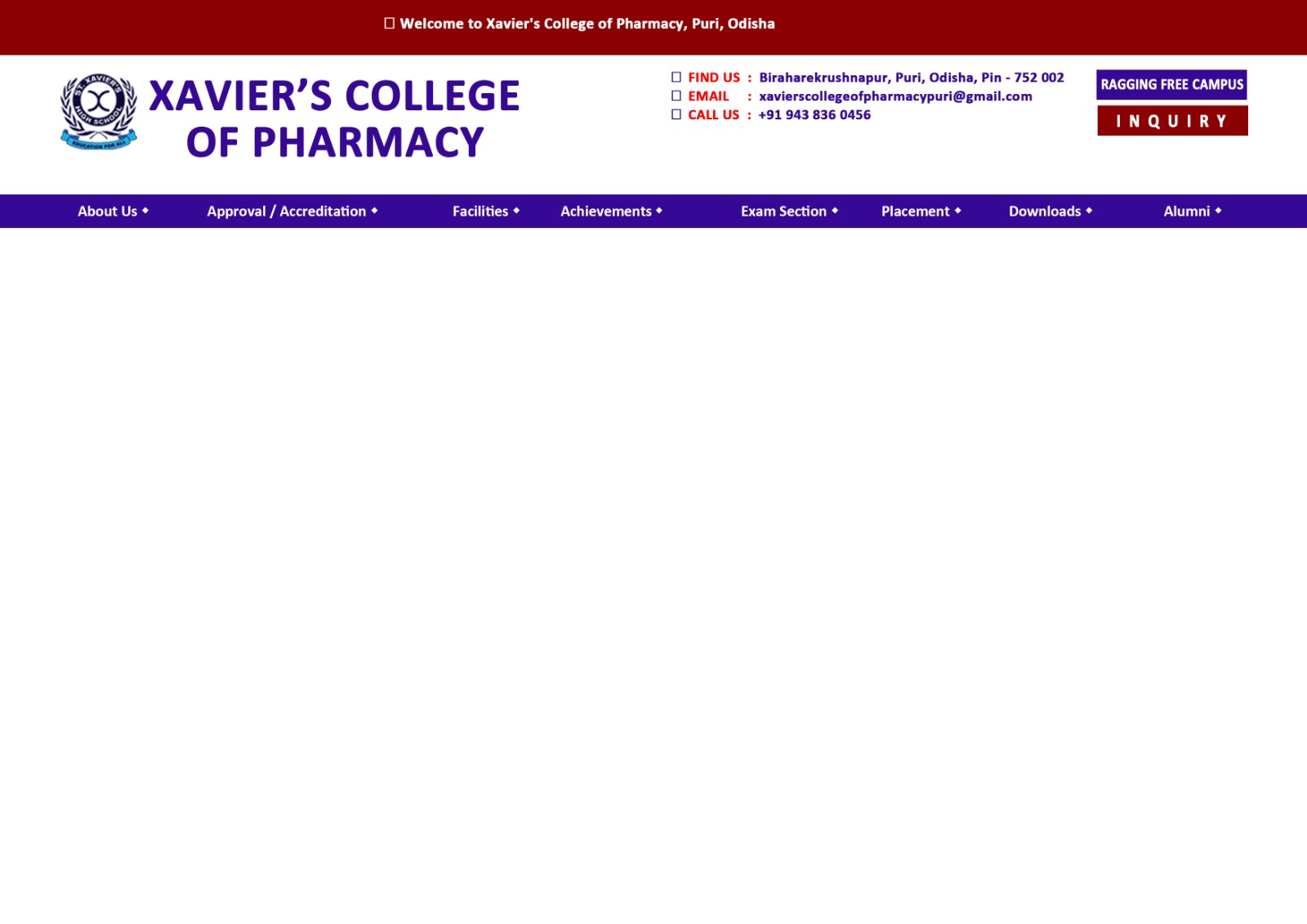 Xaviers Pharmacy Puri
